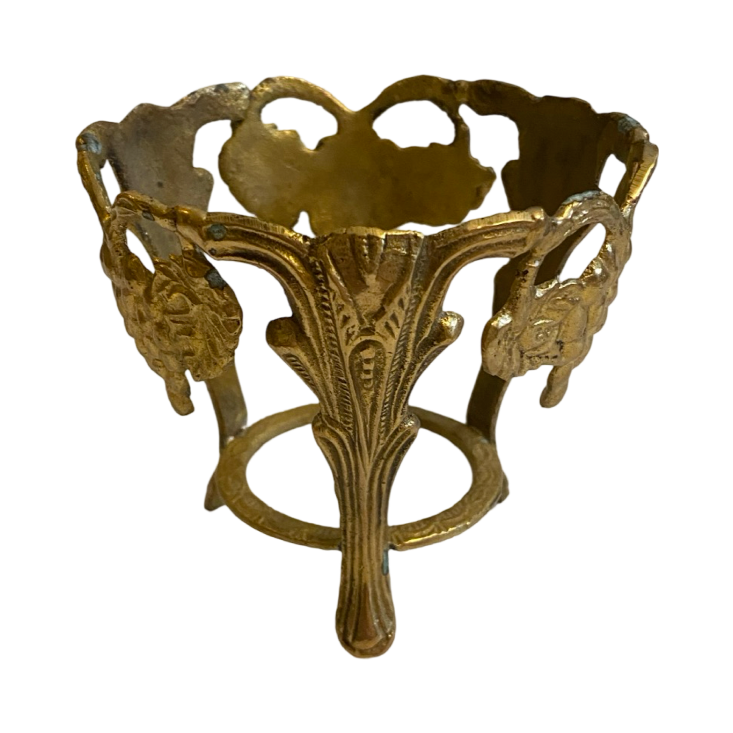 Brass Grapes Stand