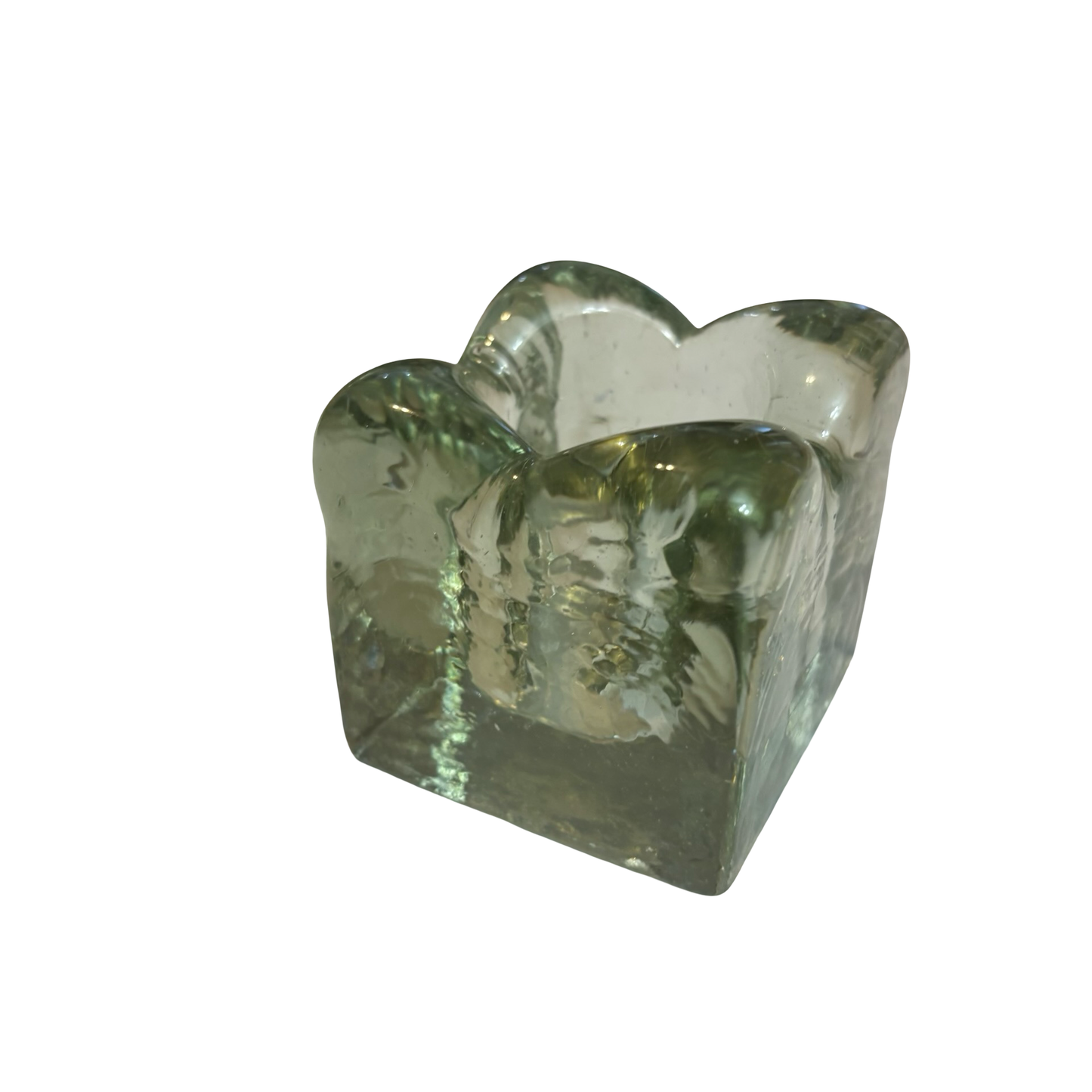 Blenko Glass Ice Cube Votive