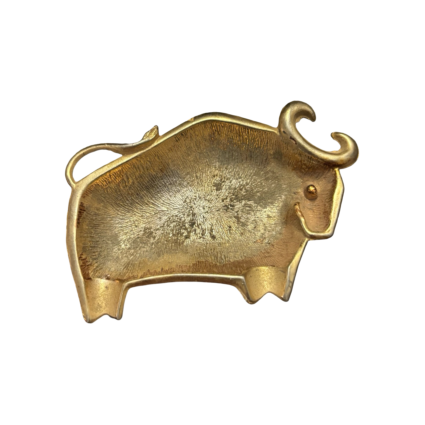 Brass Bull Ashtray