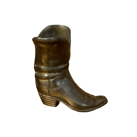 Brass Cowboy Boot