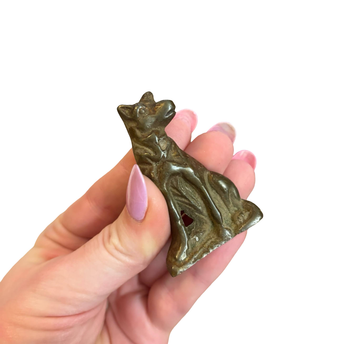 Mini Brass Dog
