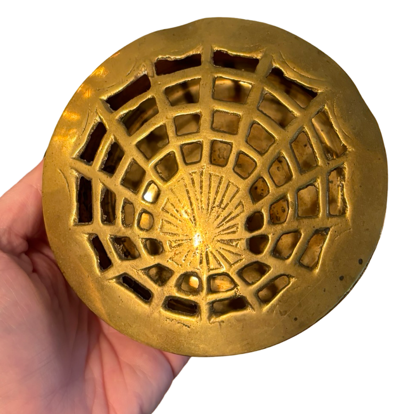 Brass Spider Web Box