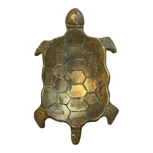 Brass Turtle Dish