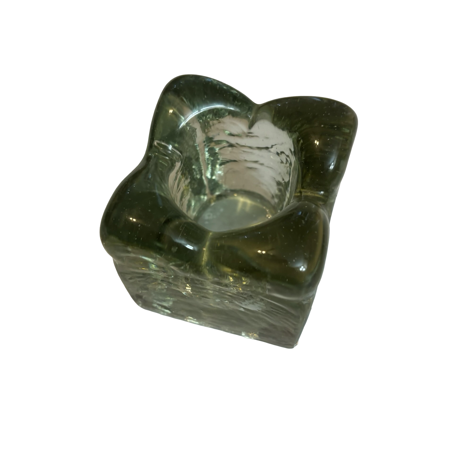 Blenko Glass Ice Cube Votive
