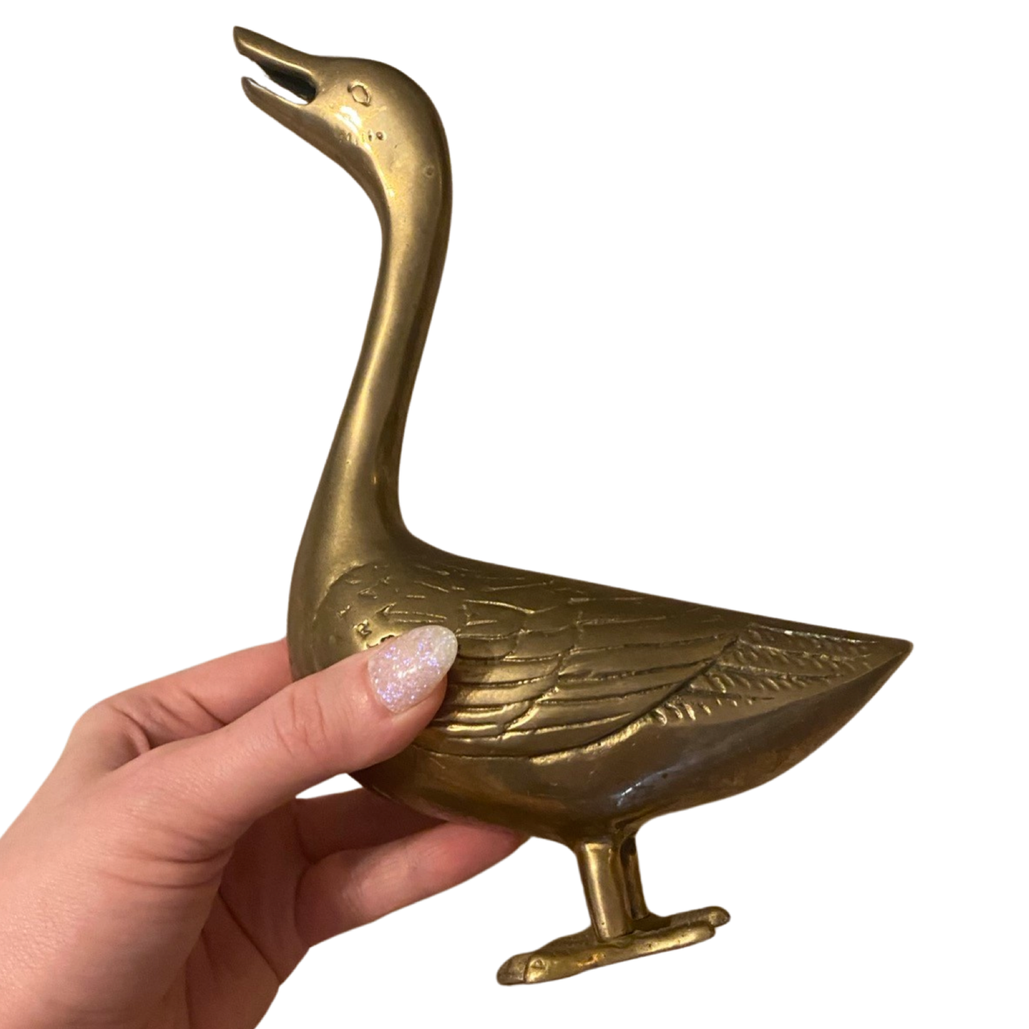 Brass Goose Pair