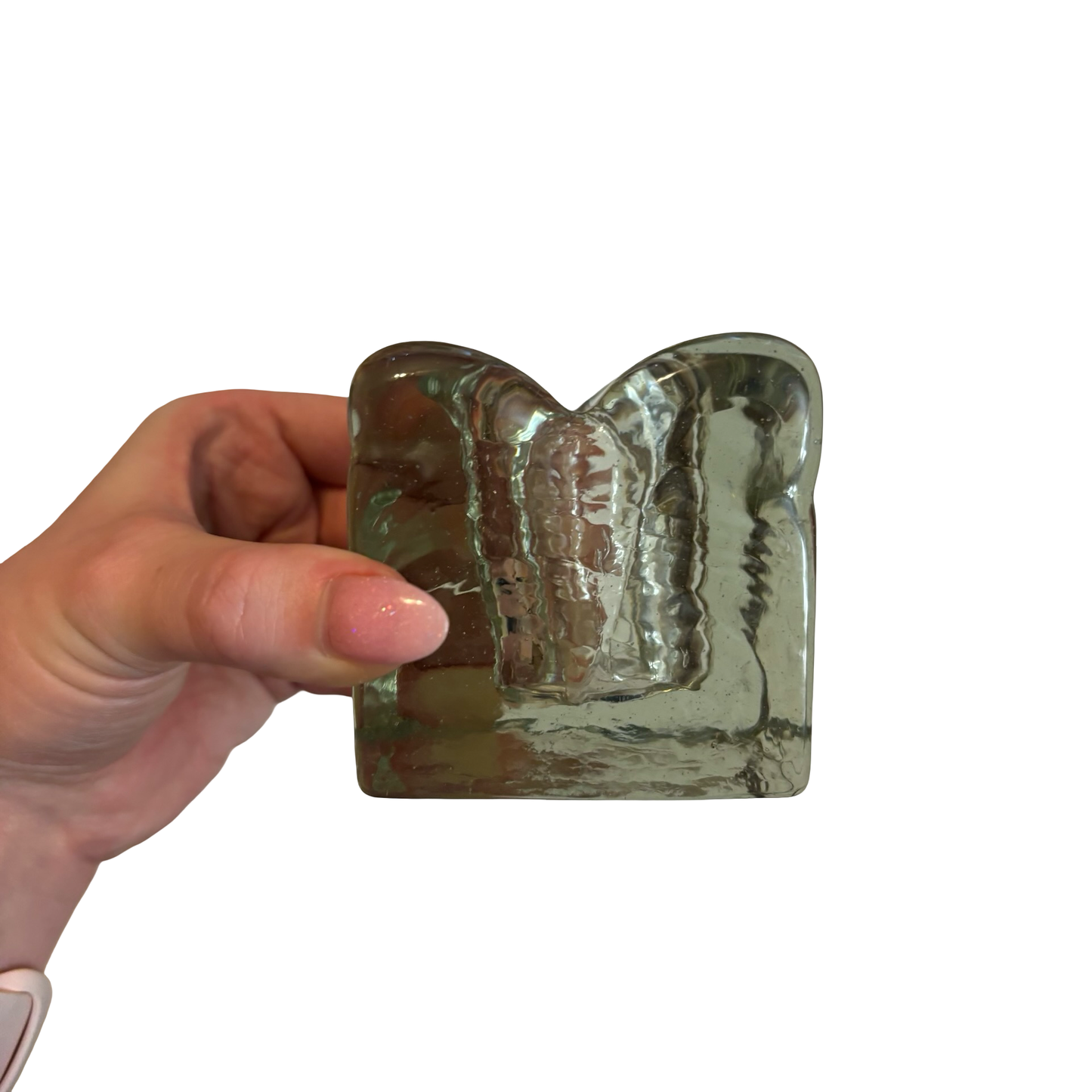 Blenko Glass Ice Cube Votive