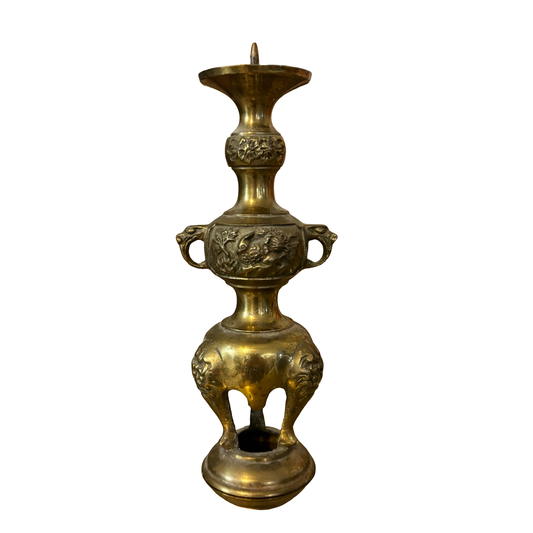 Brass Ornate Candlestick