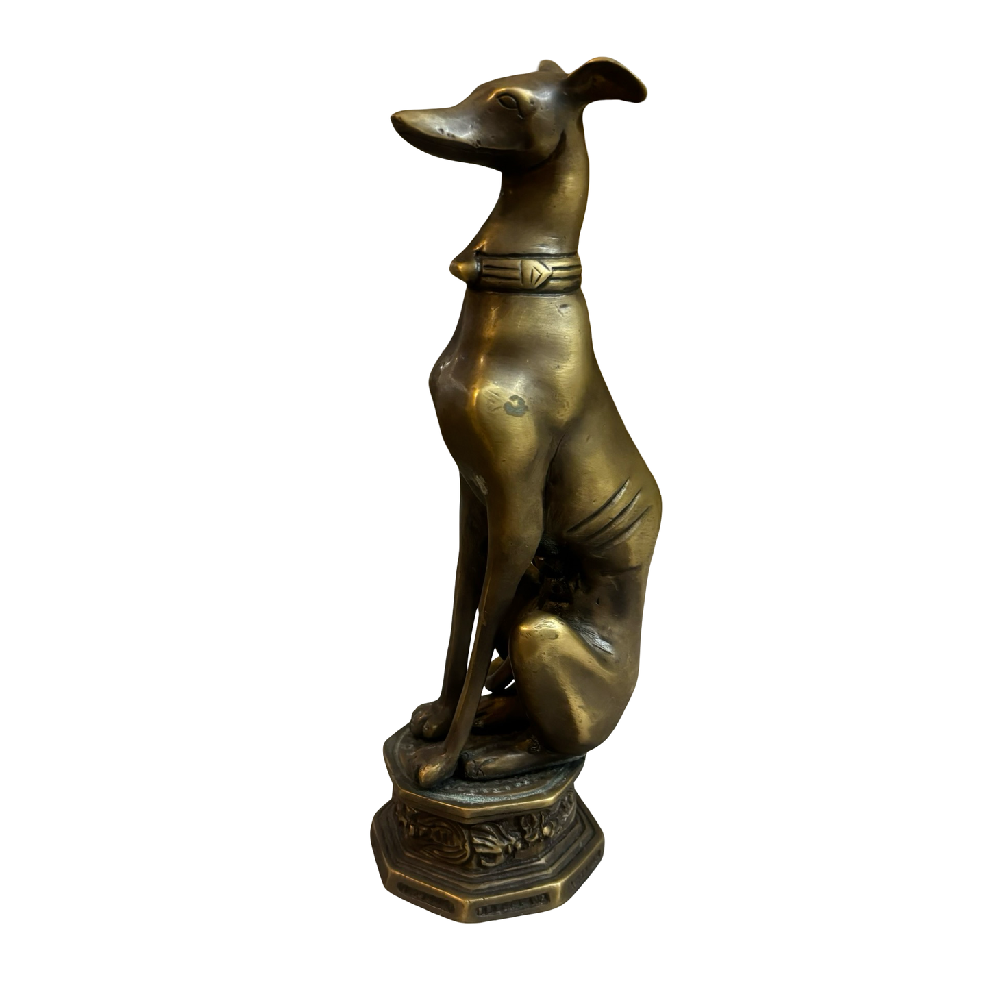 Bronze Greyhound Dog