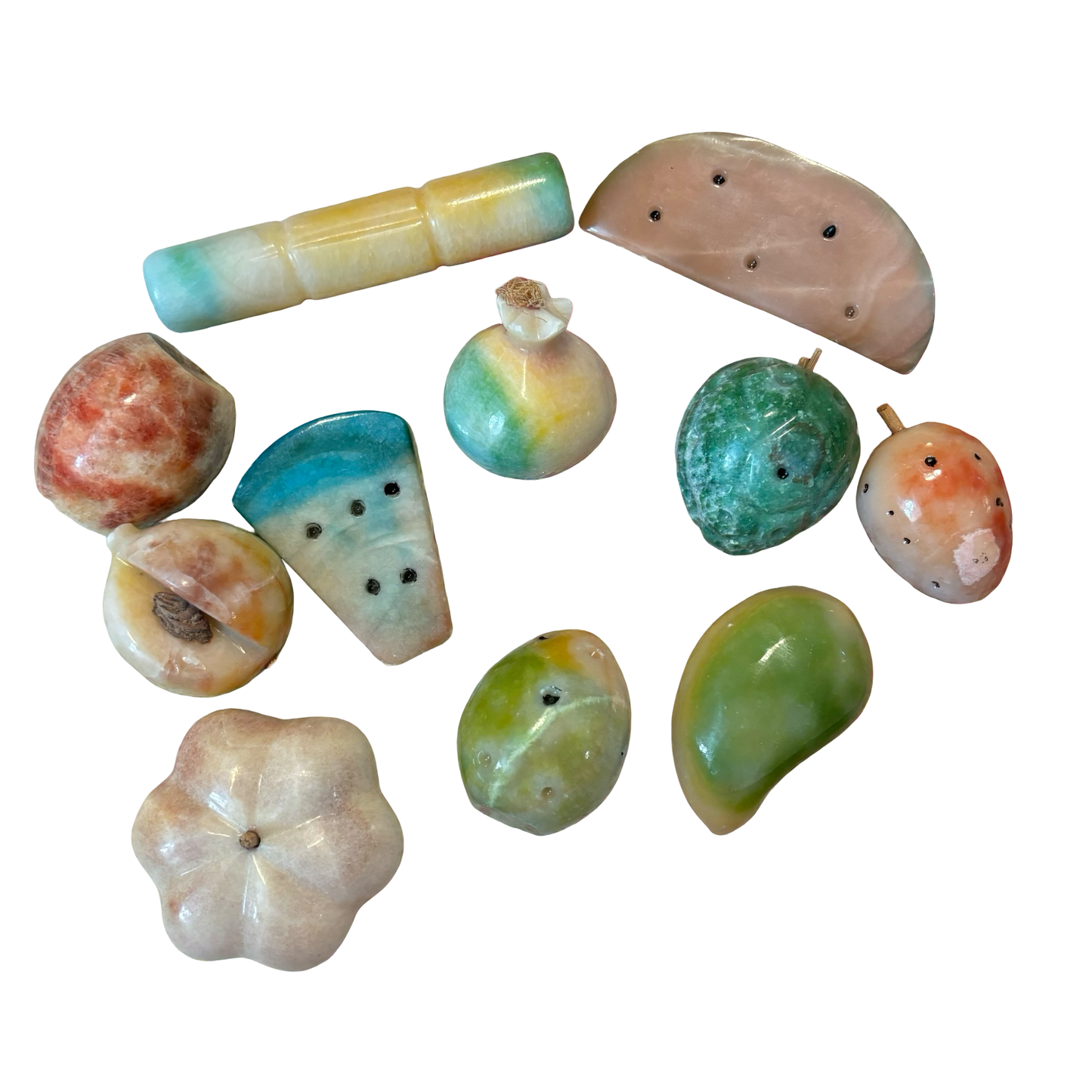 Assortment of Alabaster Fruits