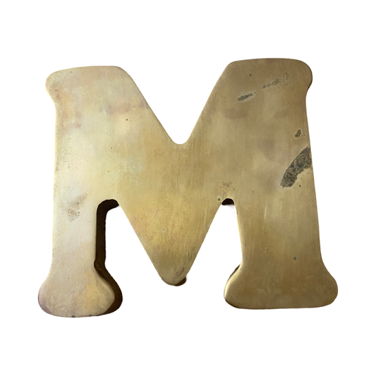 Letter M Paperweight