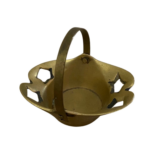 Mini Brass Basket