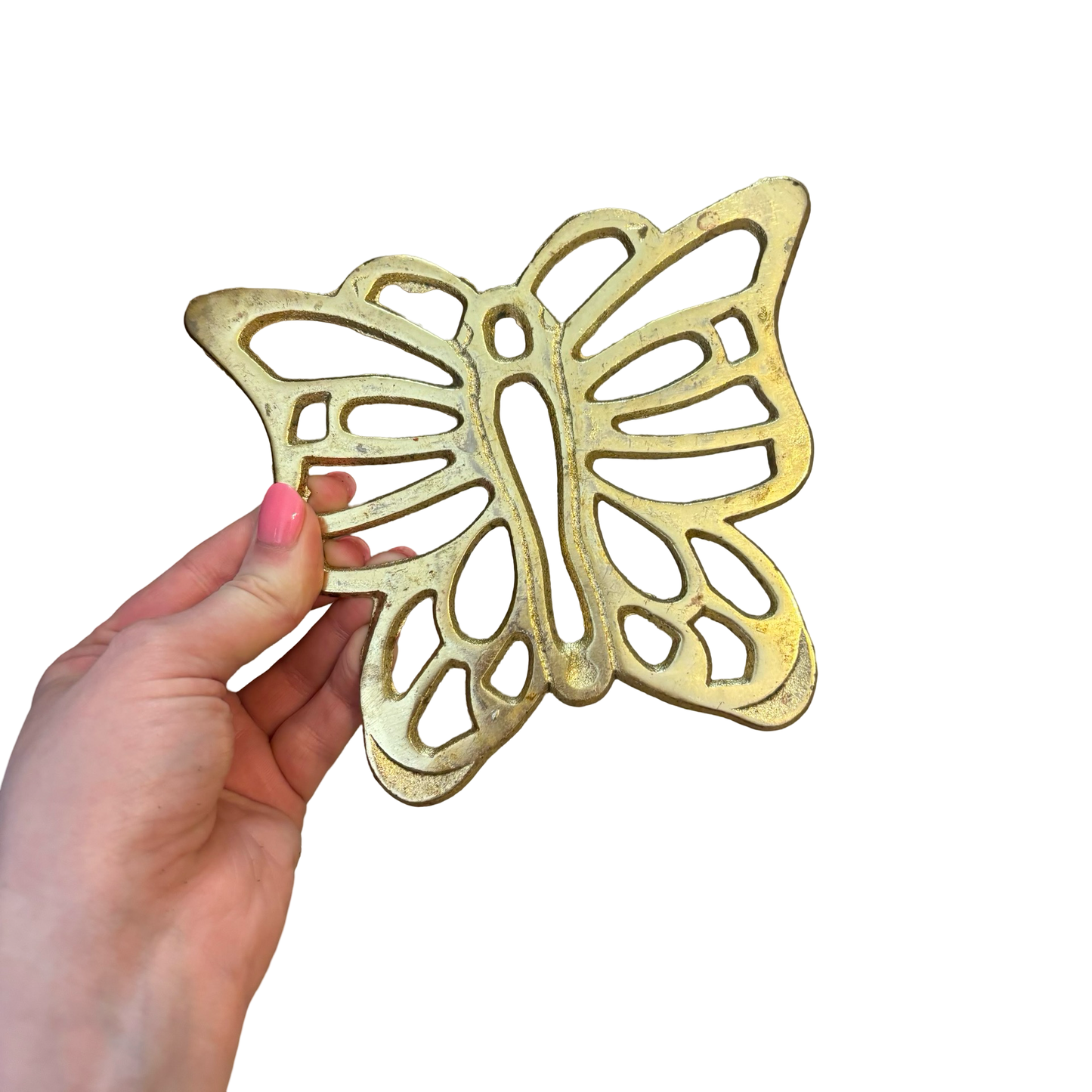 Brass Butterfly Trivet