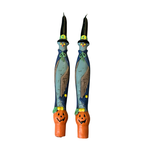 Owl Taper Candle Set