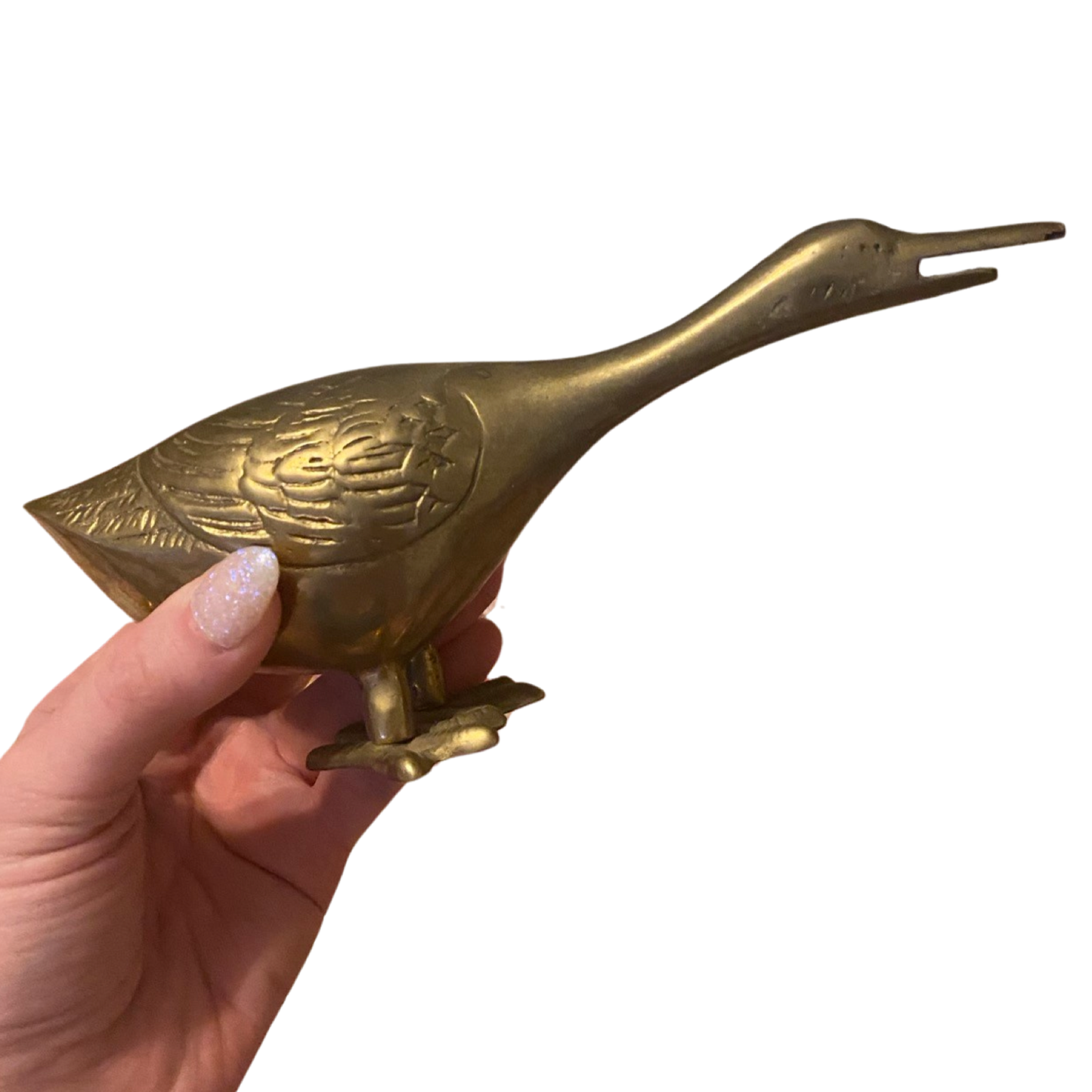 Brass Goose Pair