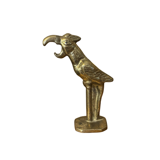 Brass Parrot Bird Bottle Opener