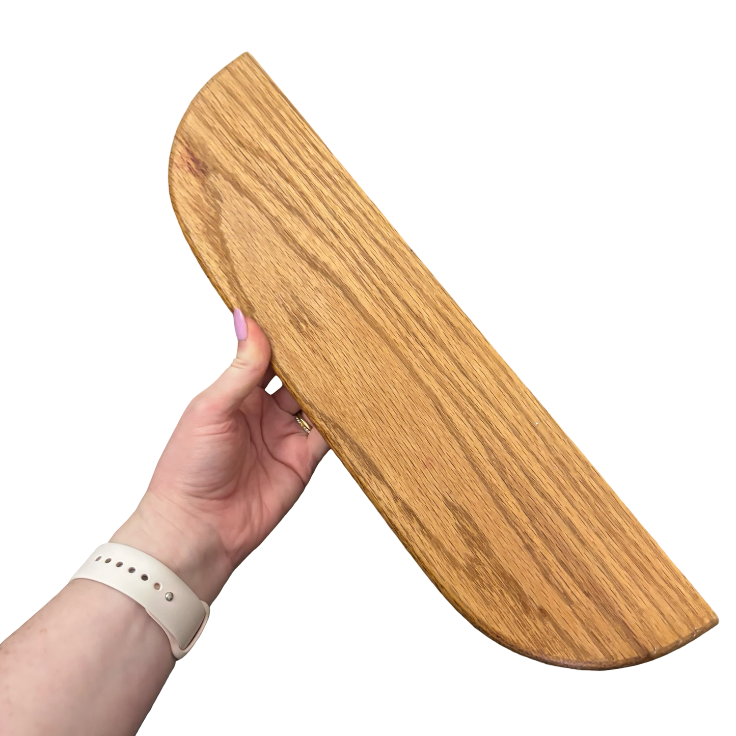 Wooden Bow Wall Shelf