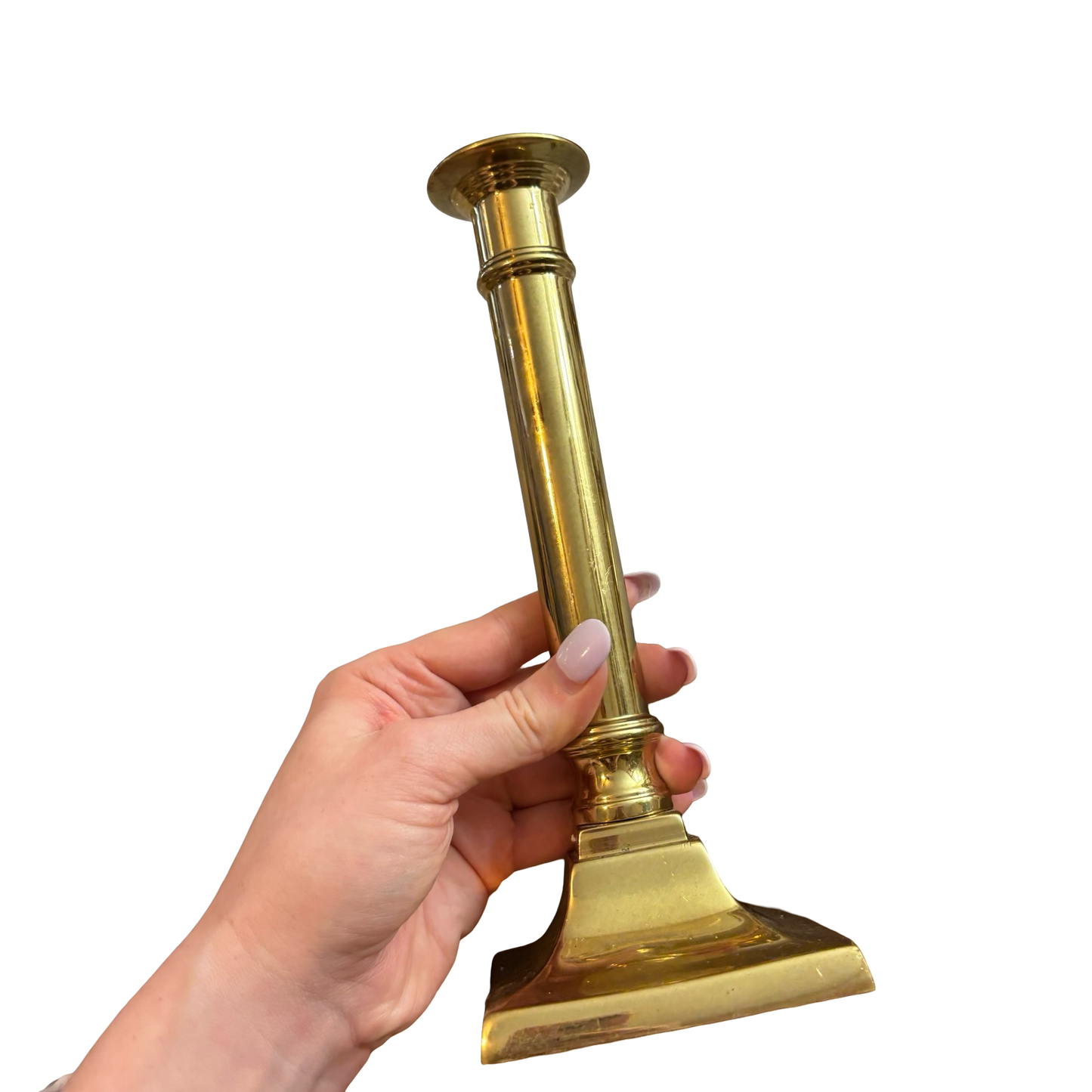 Trio of Brass Candlesticks