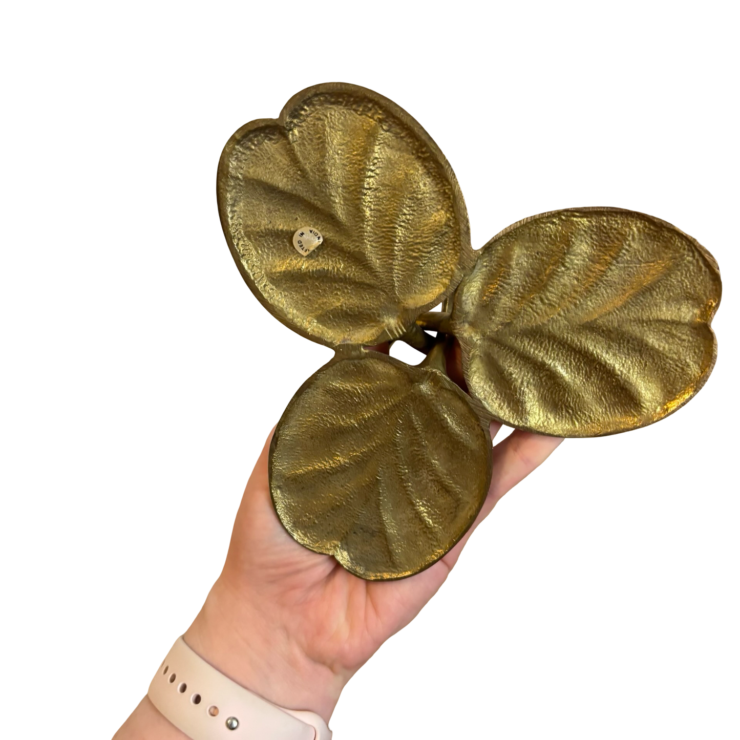 Brass Lotus Leaf Stand
