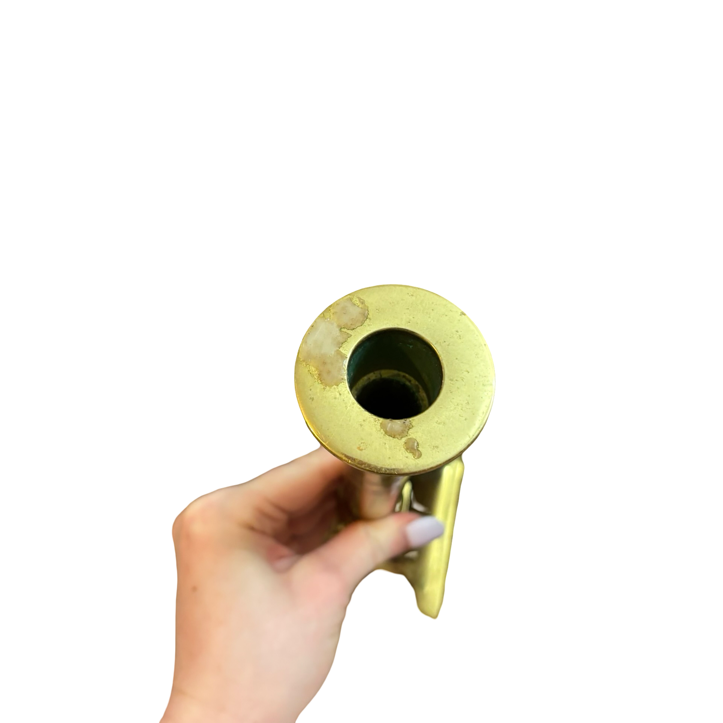 Trio of Brass Candlesticks
