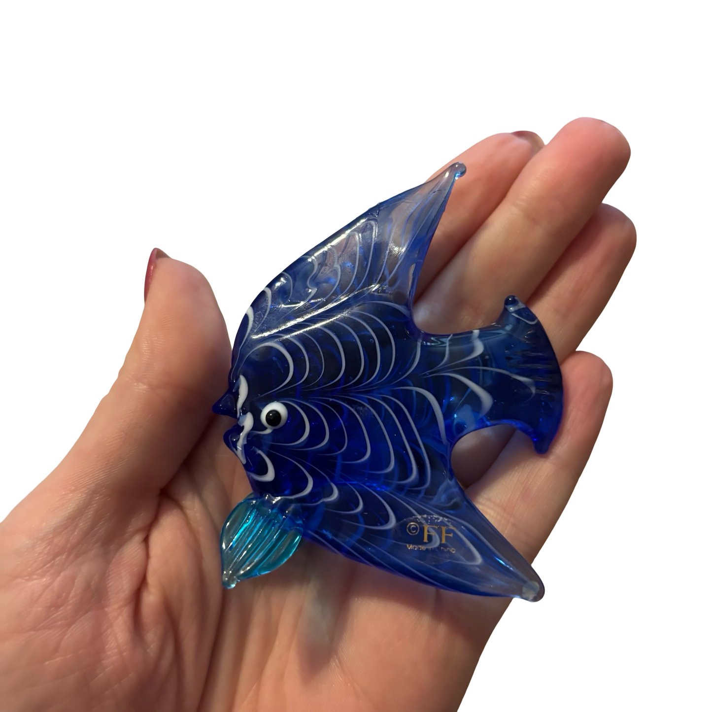 Fitz and Floyd Glass Angel Fish