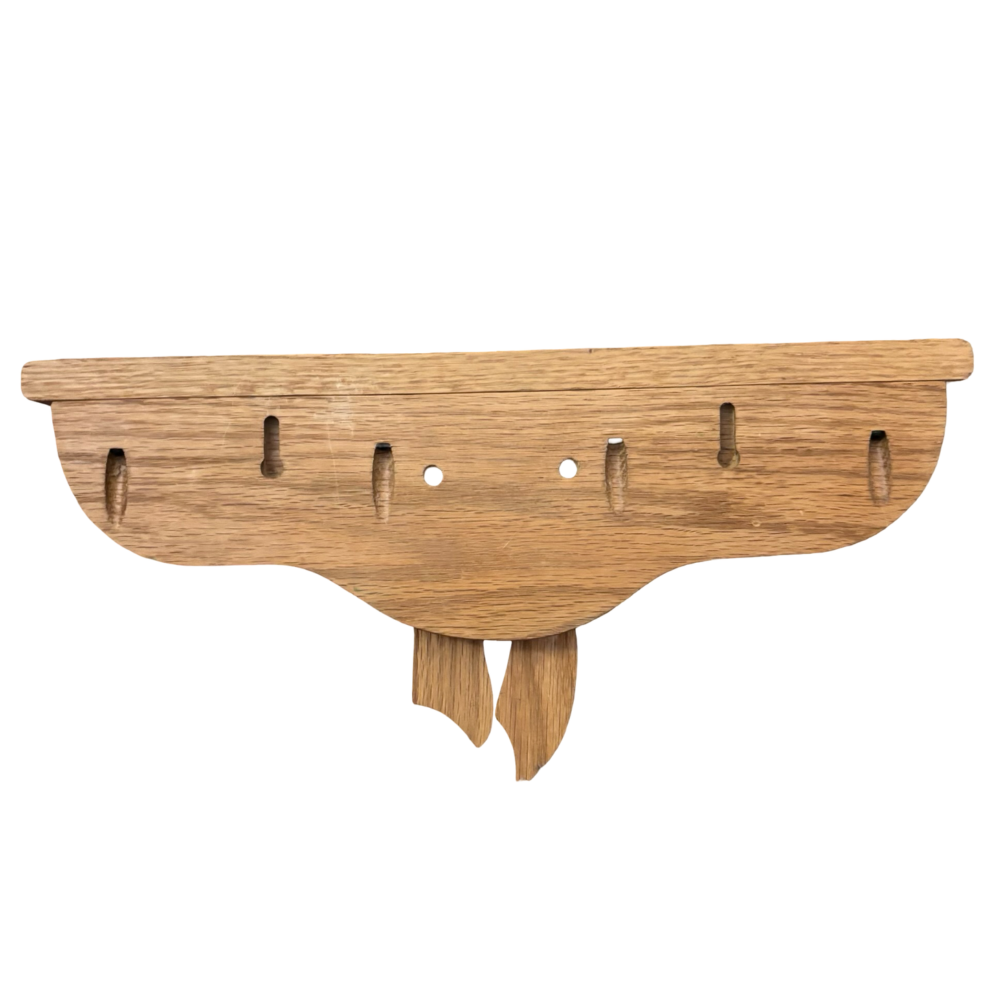 Wooden Bow Wall Shelf