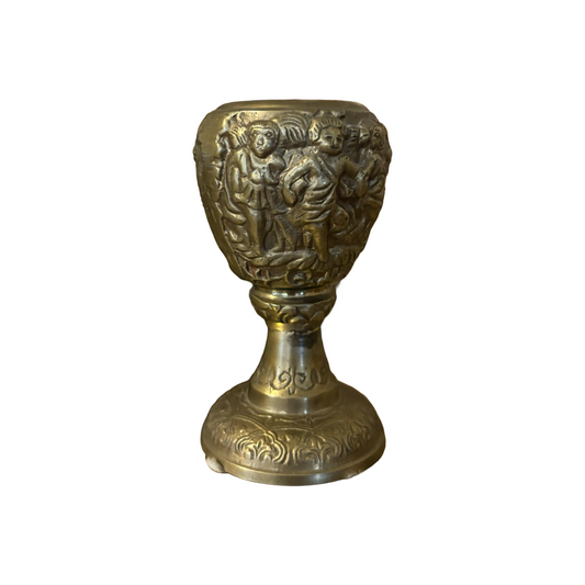 Brass Cherub Cup
