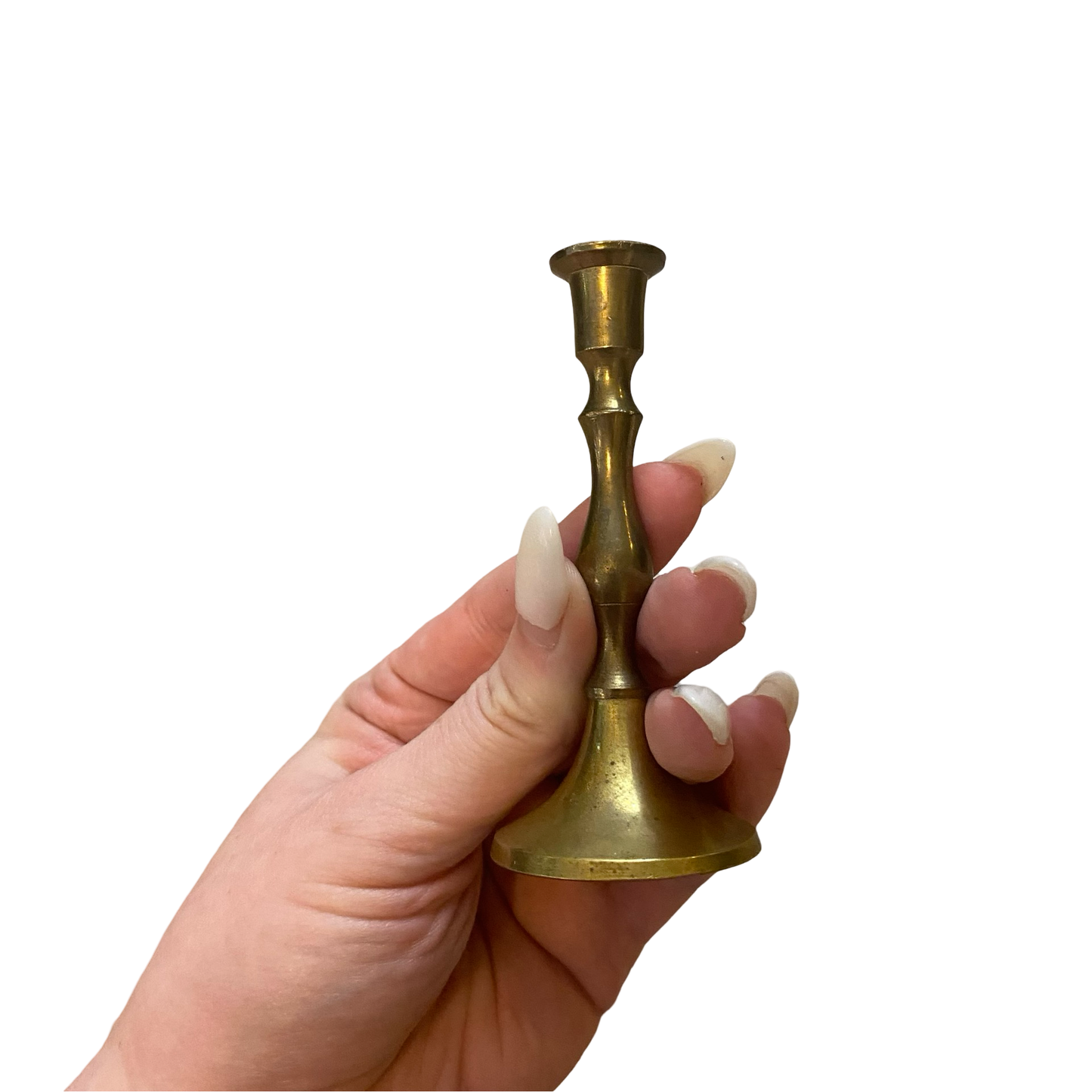 Tiny Brass Candlestick