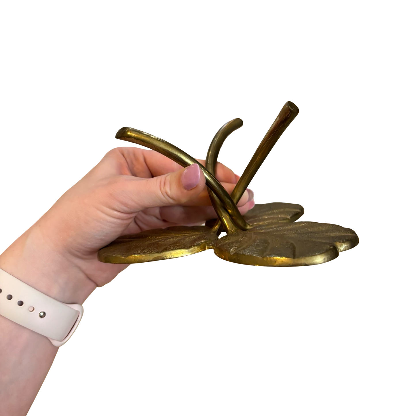 Brass Lotus Leaf Stand