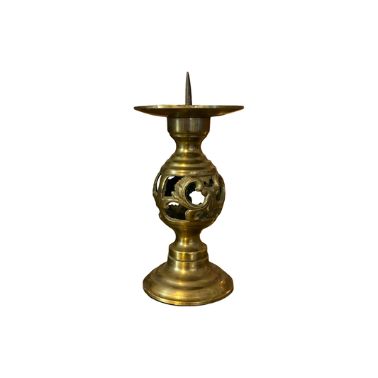 Brass Ornate Candlestick