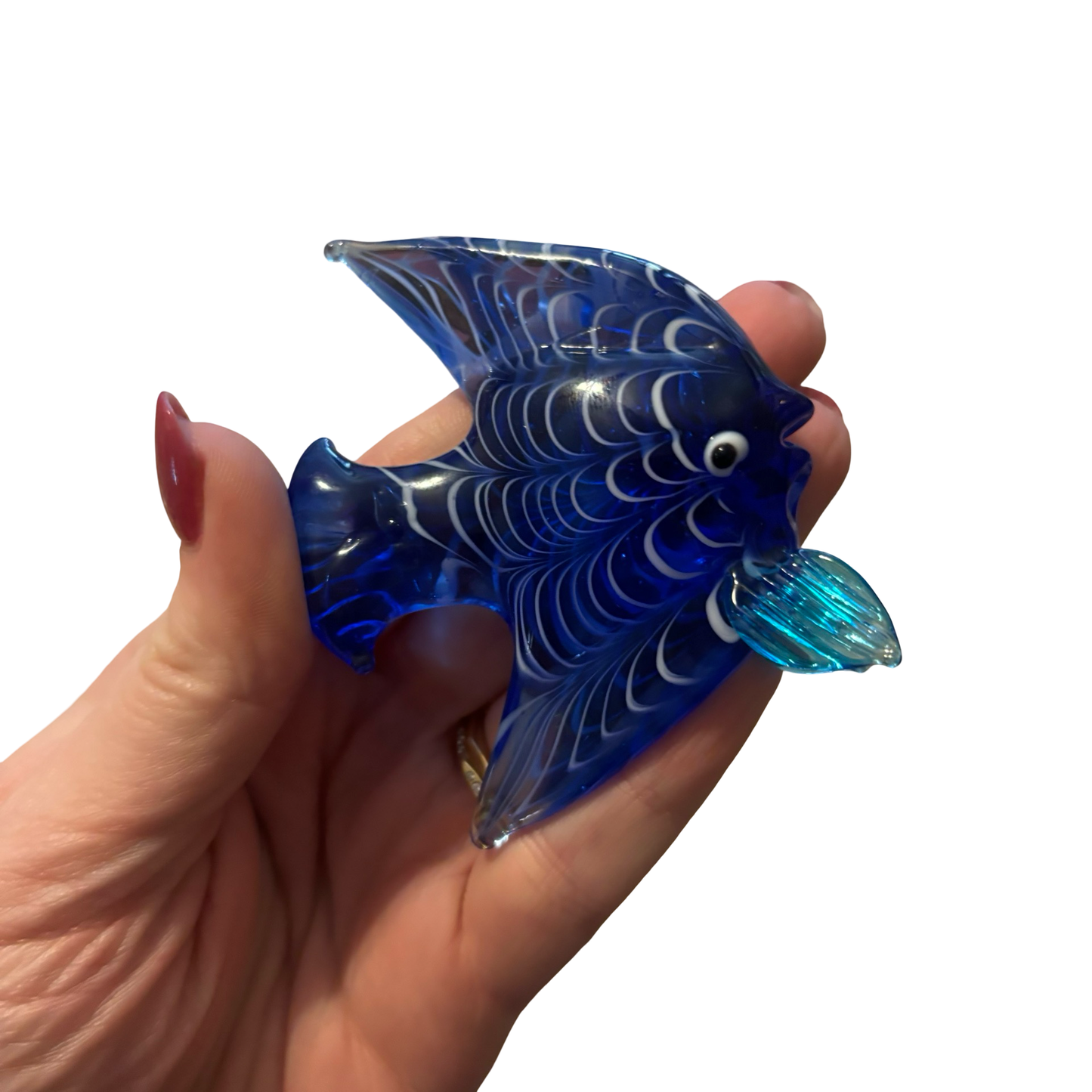 Fitz and Floyd Glass Angel Fish