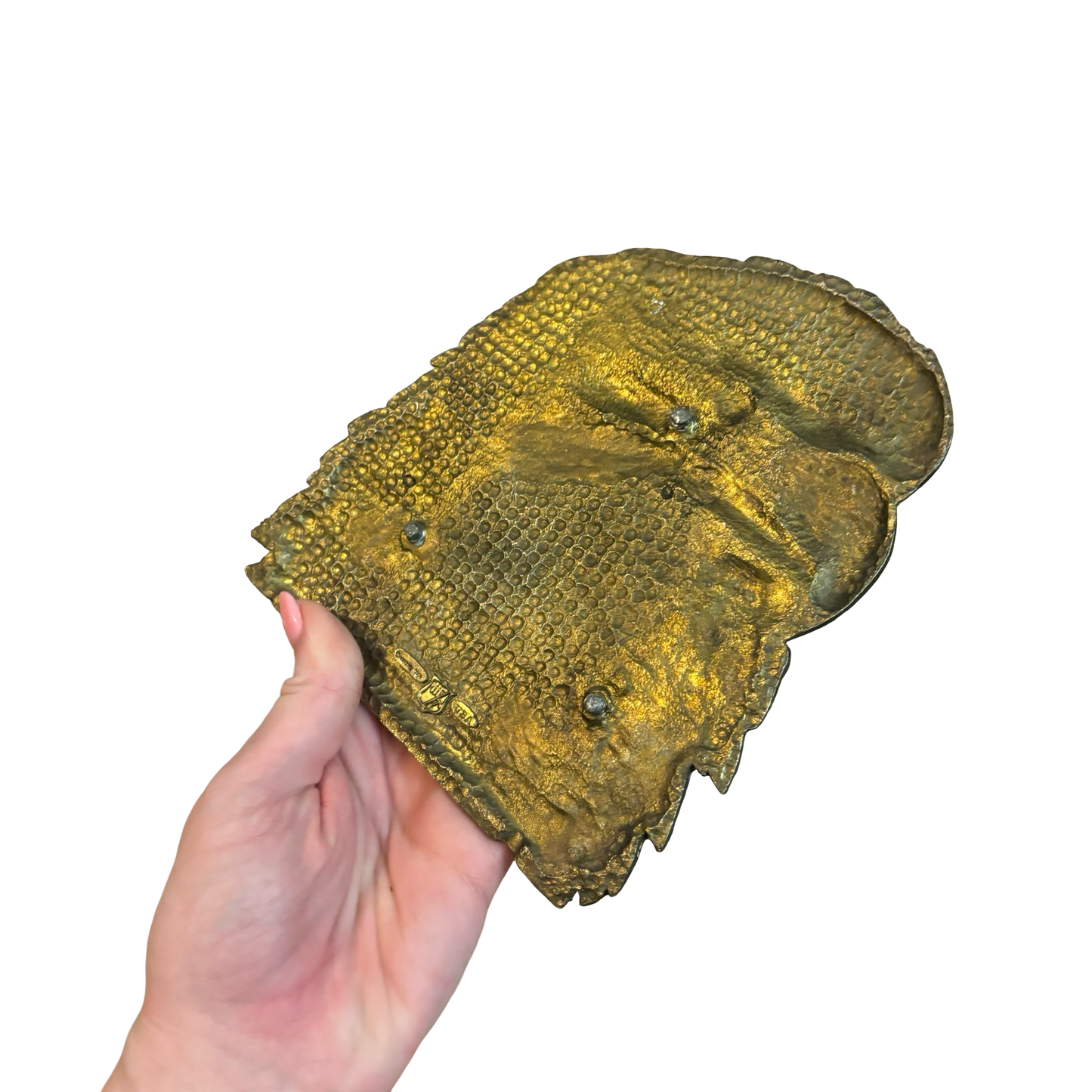 Brass Eagle Head Trivet