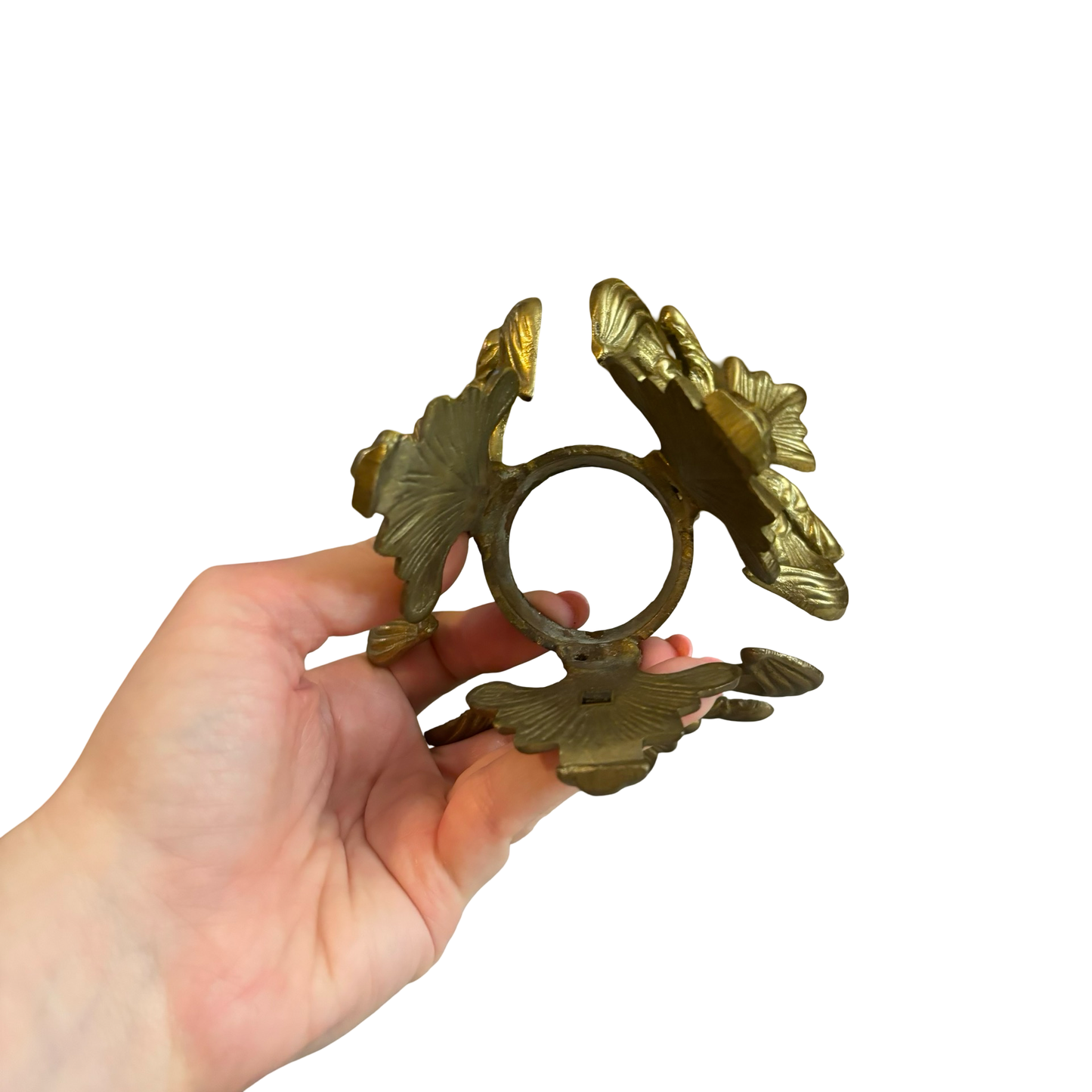 Brass Fleur de Lis Stand