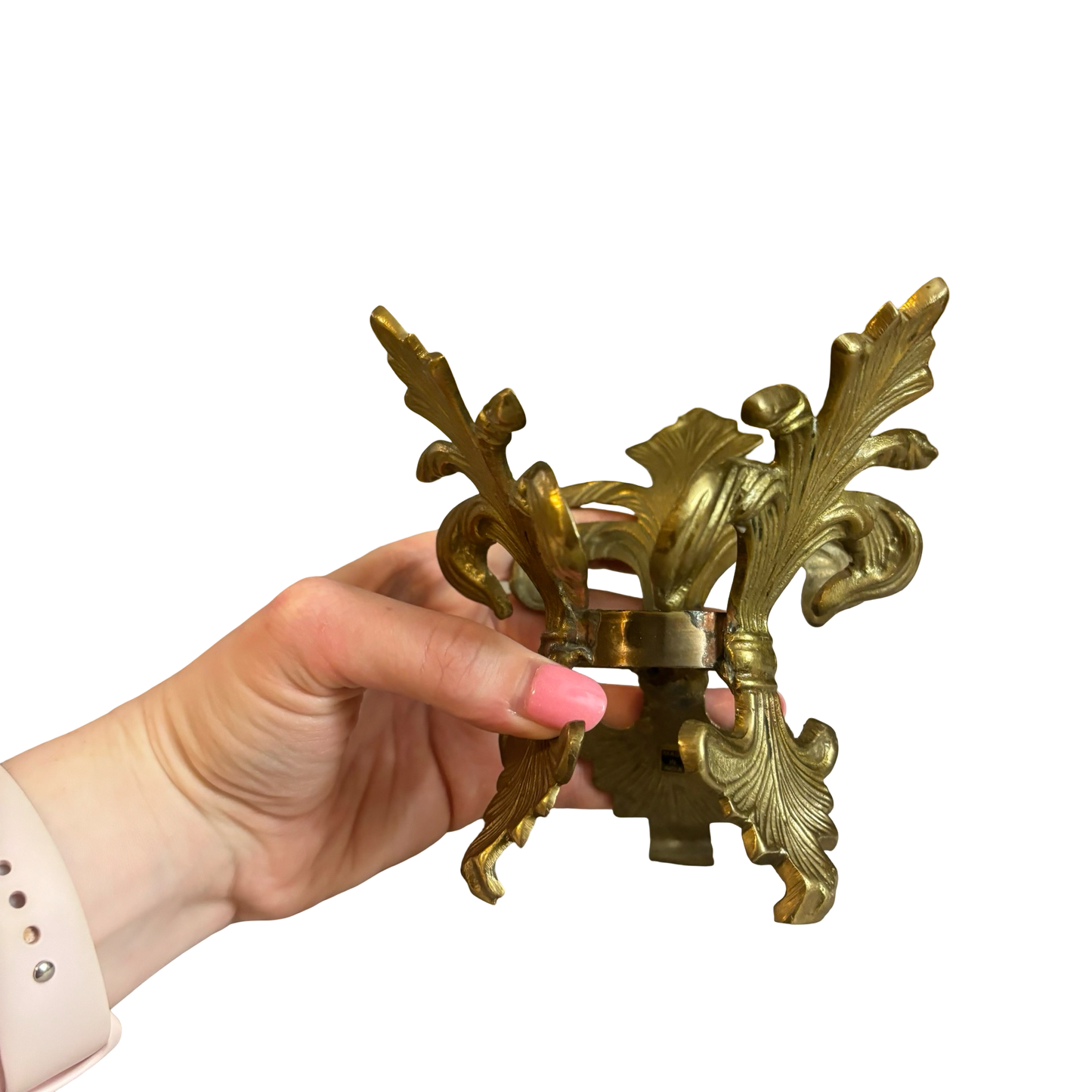 Brass Fleur de Lis Stand