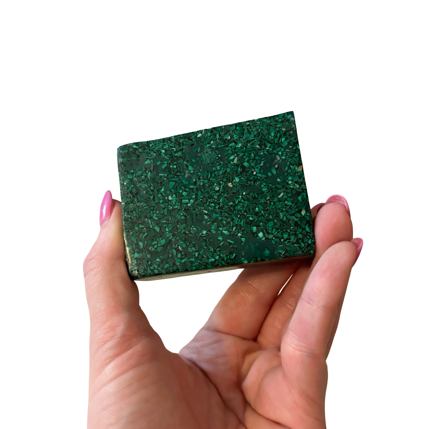 Rectangular Malachite Inlay Box