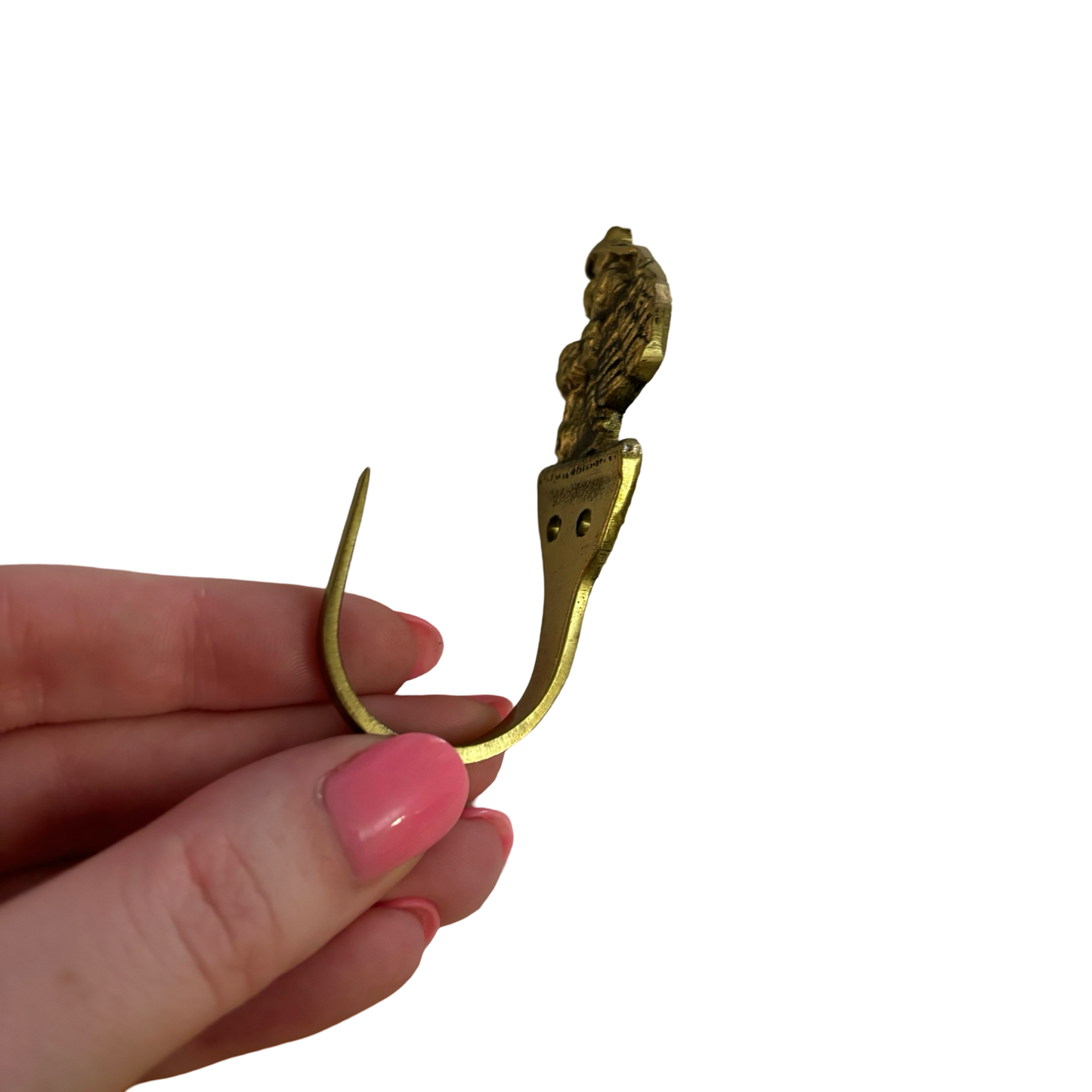 Brass Woman Hook