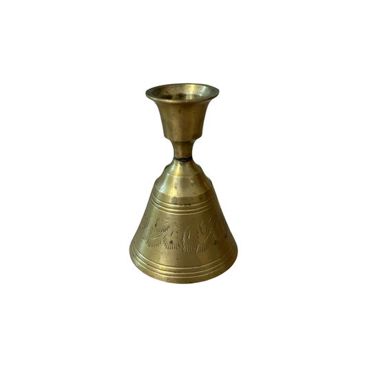 Brass Bell/Candle Holder