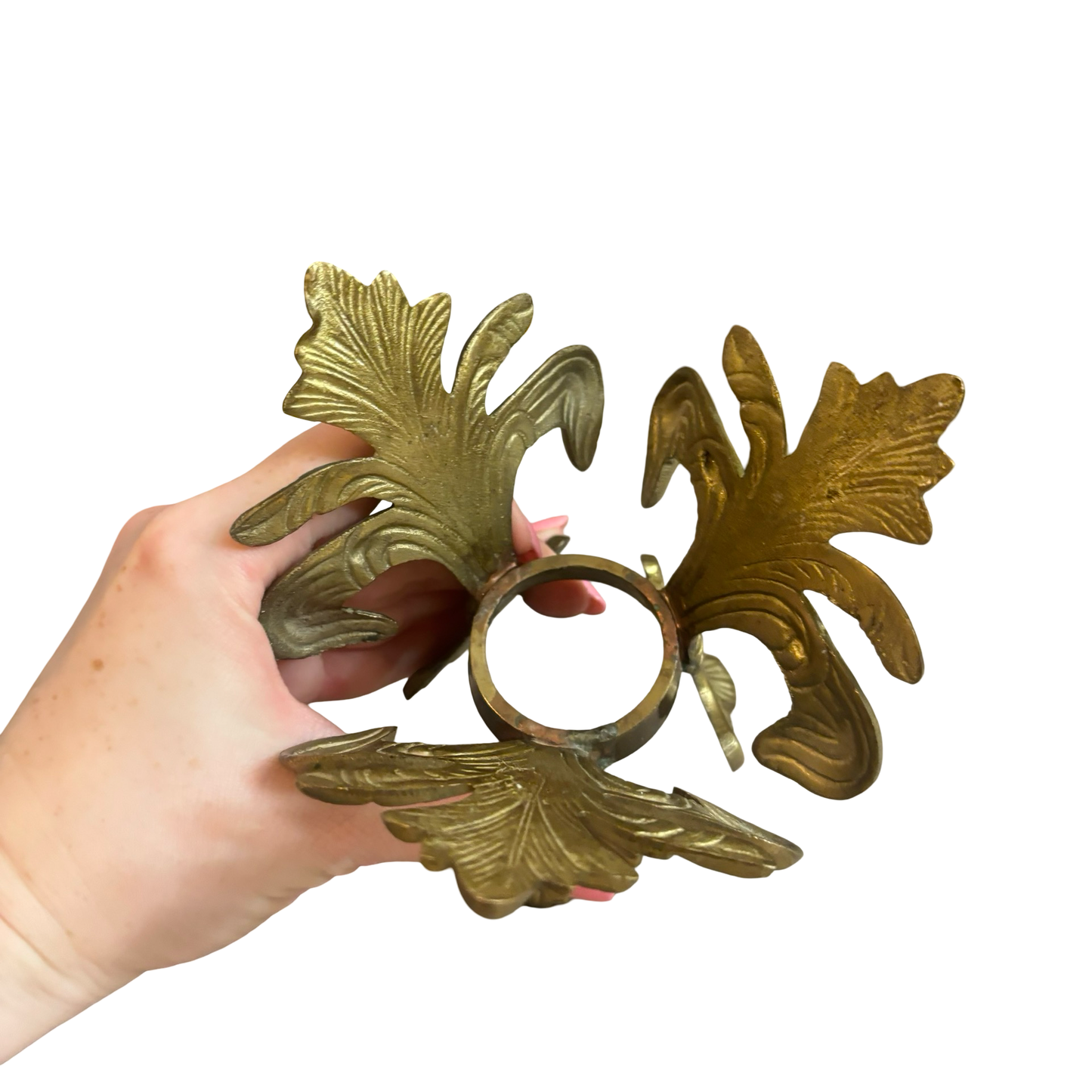 Brass Fleur de Lis Stand