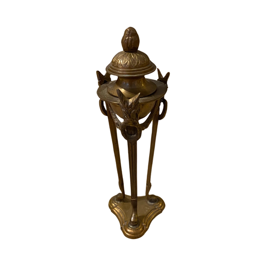 Brass Ram’s Head Incense Burner