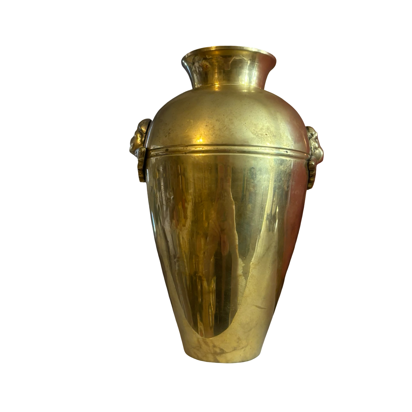 Brass Cherub Vase