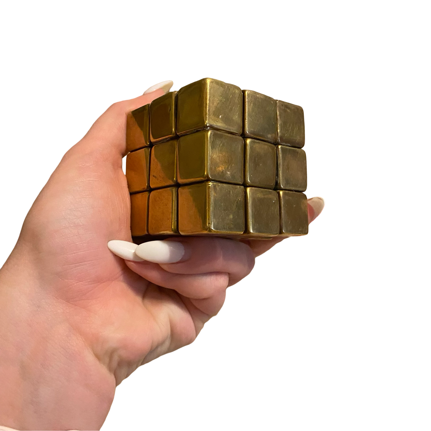 Brass Rubik’s Cube