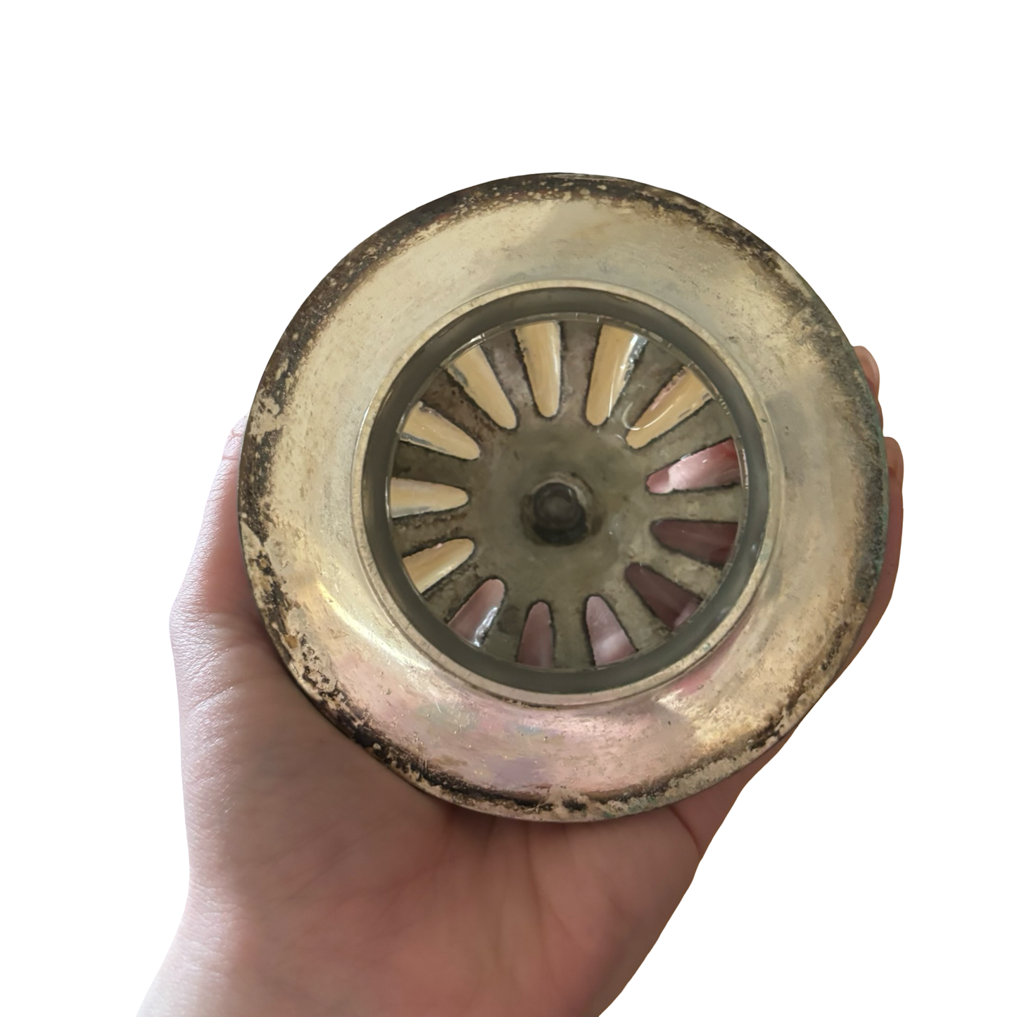 Silver Caged Bubble Glass Apothecary Jar