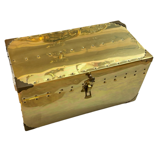Brass Clad Jewelry Box