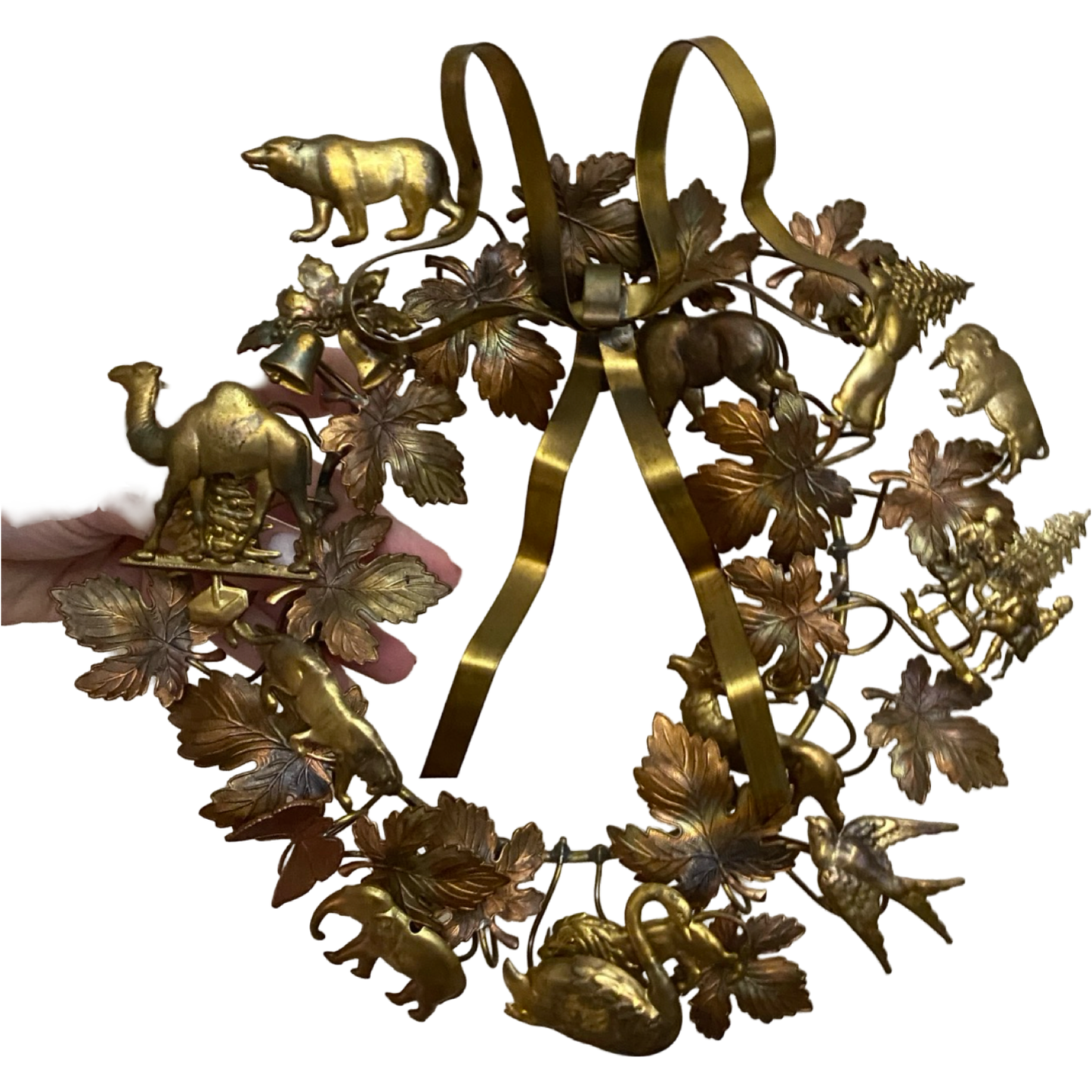 Brass Dresden Wreath