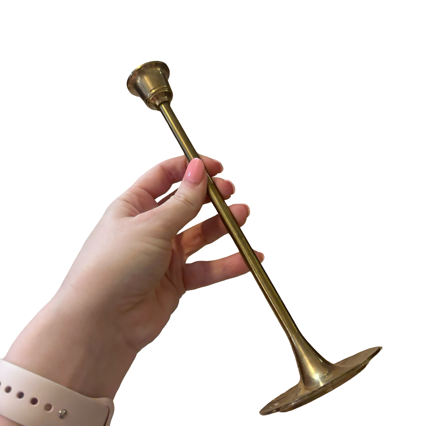 Brass Graduated Candle Set of 7