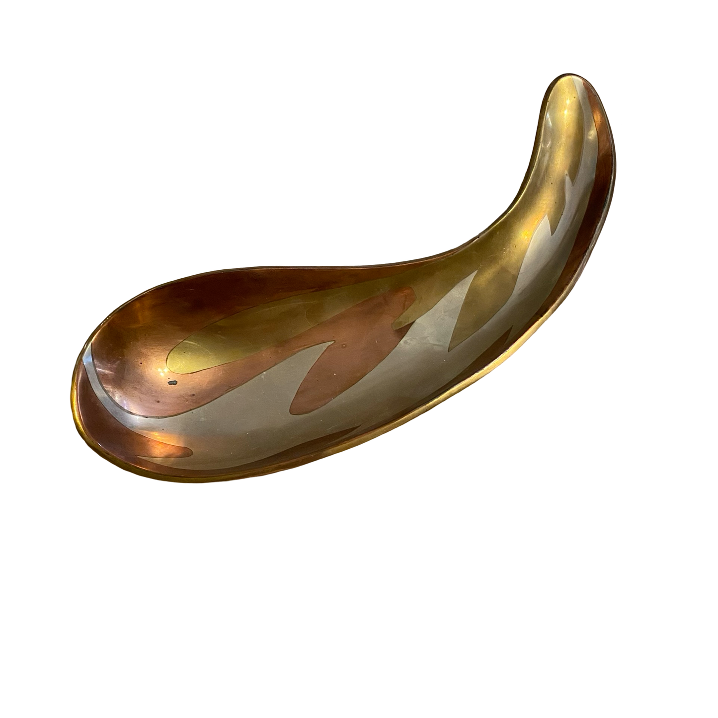 Brass, Copper and Silver Dish