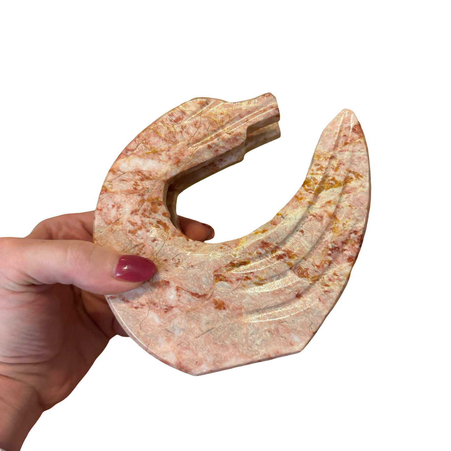 Pink Stone Swan Napkin Holder