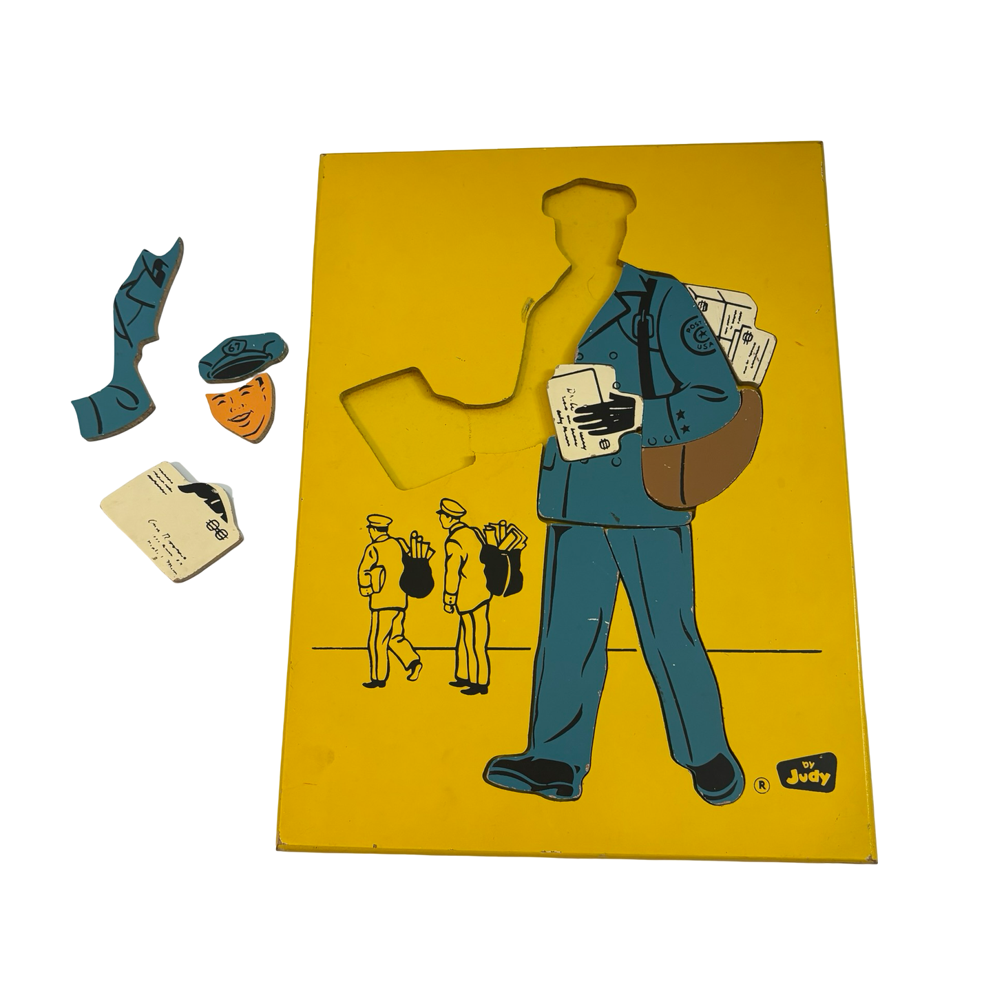 Judy Instructo Wooden Postman Puzzle