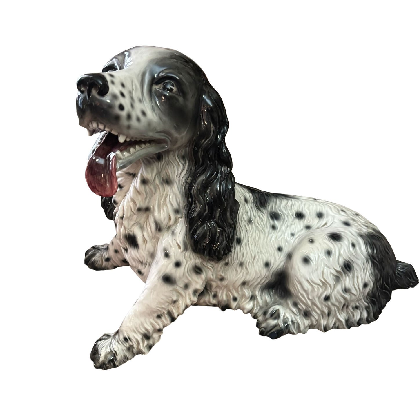 Huge Italian Ceramic Cocker Spaniel