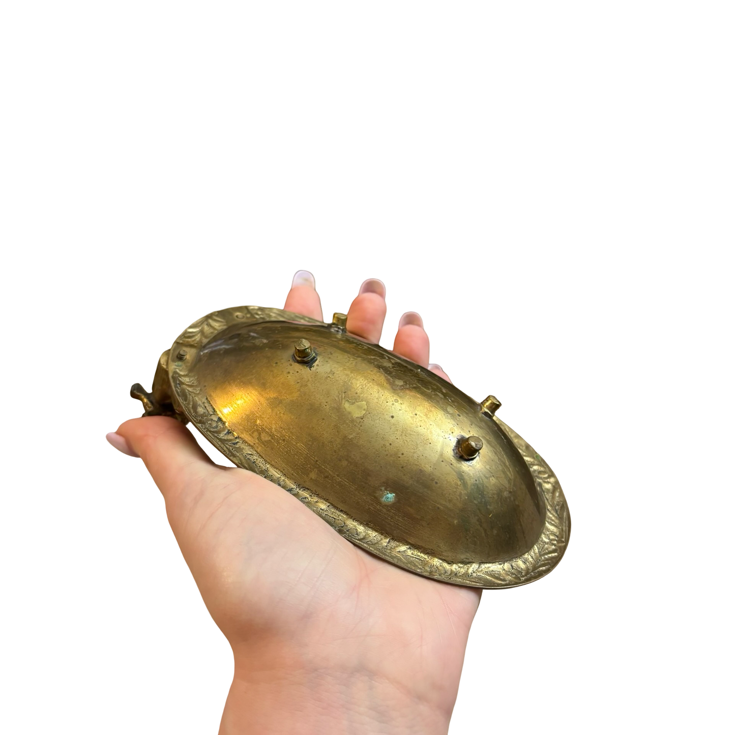 Brass Bathtub Enameled Soap Dish