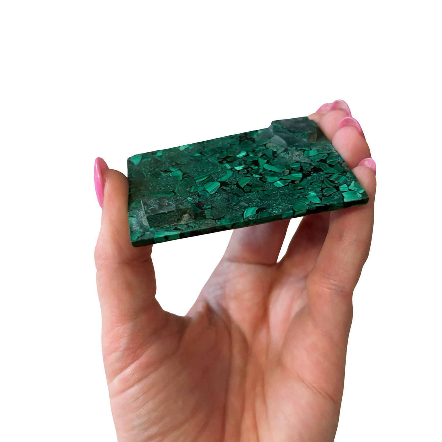 Rectangular Malachite Inlay Box